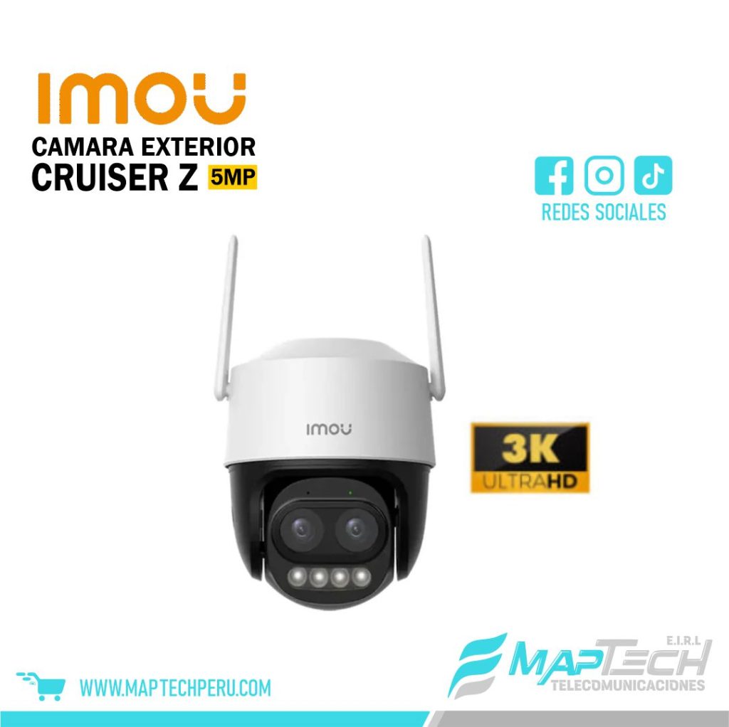 CAMARA CRUISER Z 5 MP USO EXTERIOR WIFI IMOU