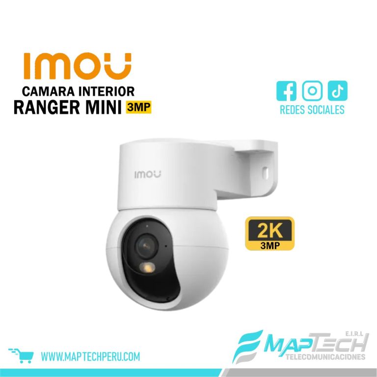 CAMARA RANGER MINI 2K 3MP IMOU - Maptech Perú