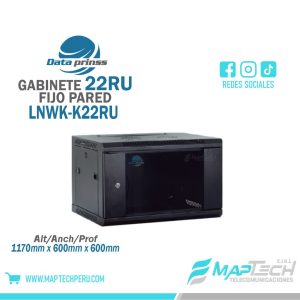 Gabinete de Pared fijo 22RU 60×60 DATAPRINSS