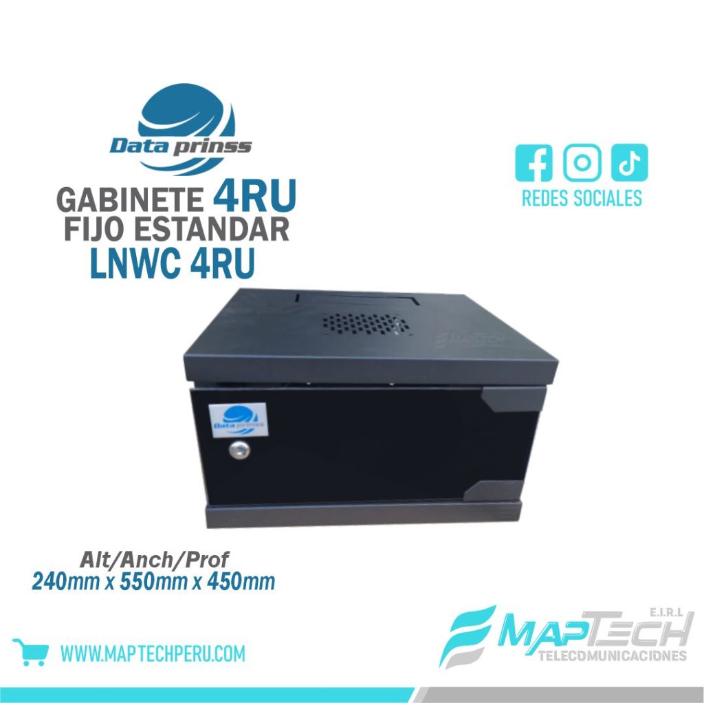 Gabinete de Pared 4ru Estandar DATAPRINSS