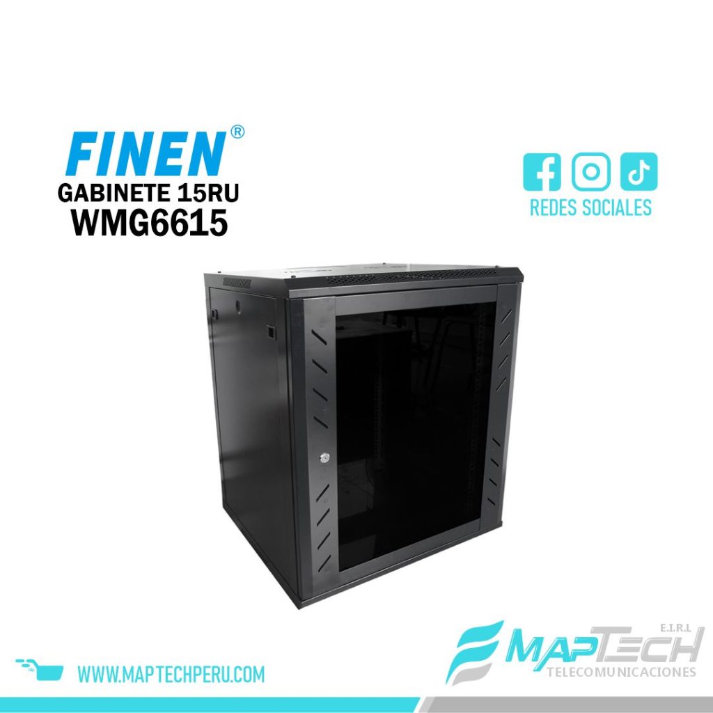Gabinete de Pared 15RU 769 x 600 x 500 FINEN