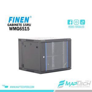 Gabinete de Pared 15RU 769 x 600 x 450+100mm FINEN