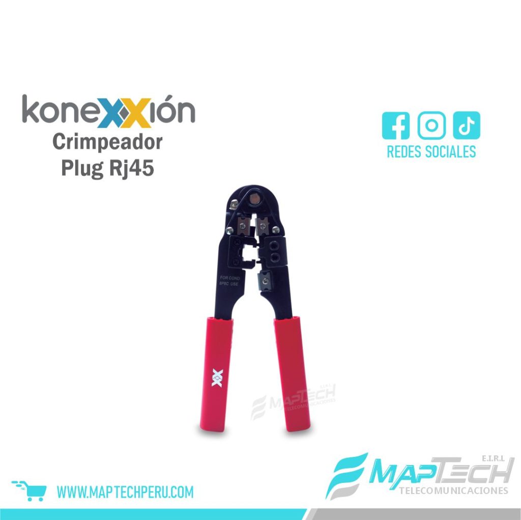 Crimpeador para plug RJ45 Konexxion