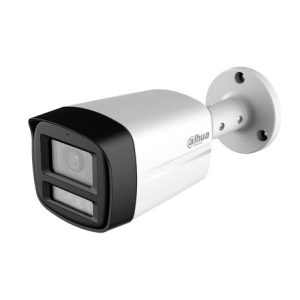 DH-HAC-HFW1500TLMN-IL-T CAMARA HDCVI SMART DUAL LIGHT BULLET 5 MP - TWO-WAY TALK - IP67 - IR/LUZ CALIDA 40 M