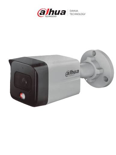 H-IPC-HFW1839TC-A-IL CAMARA IP DAHUA 8MP BULLET 2.8MM DUAL LIGHT IR 30M LUZ BLANCA 20M POE MICROFONO DETECCION HUMANA IP67