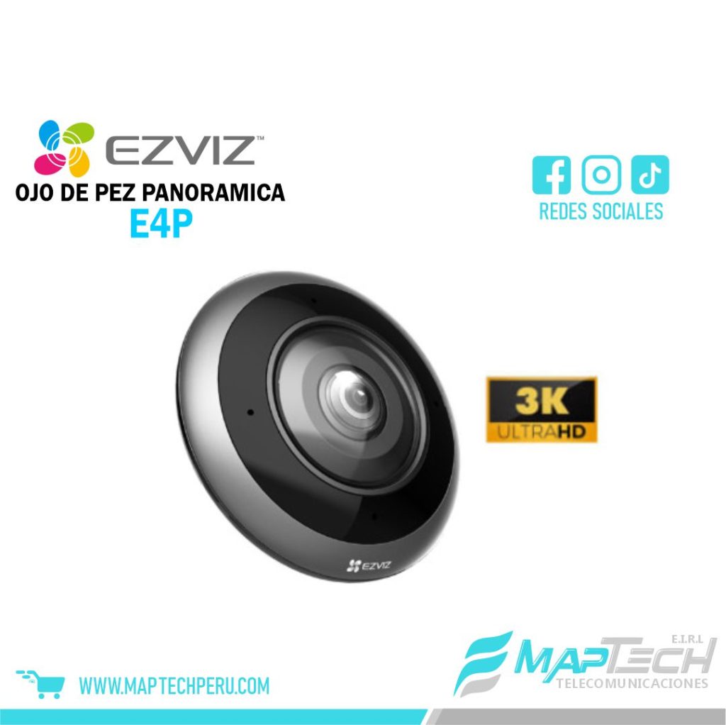 CAMARA IP WIFI OJO DE PEZ 3K 6MP PANORAMICA EZVIZ