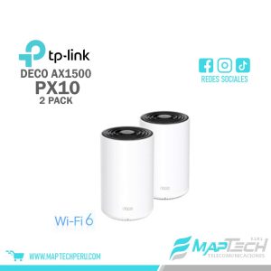 SISTEMA WIFI MESH TP-LINK DECO PX10-2 AX1500 PACK 2