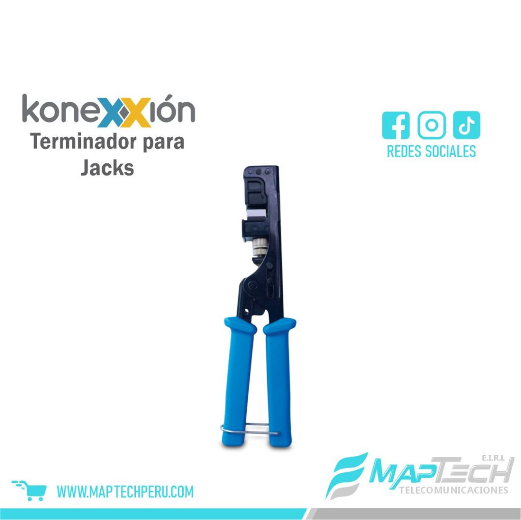 Terminador para Jack RJ45 Cat6 Konexxion