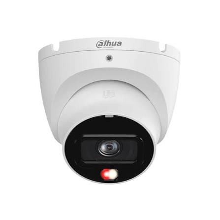 CAMARA IP DOMO EYEBALL 8MP, SMART DUAL LIGHT, MICROFONO INCORPORADO, PROTECCION IP67, POE DAHUA