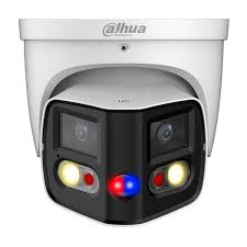 CÁMARA IP TUBO TIOC DUO 2×4MP (180°), DISUASIÓN ACTIVA (LUZ/SIRENA) DAHUA