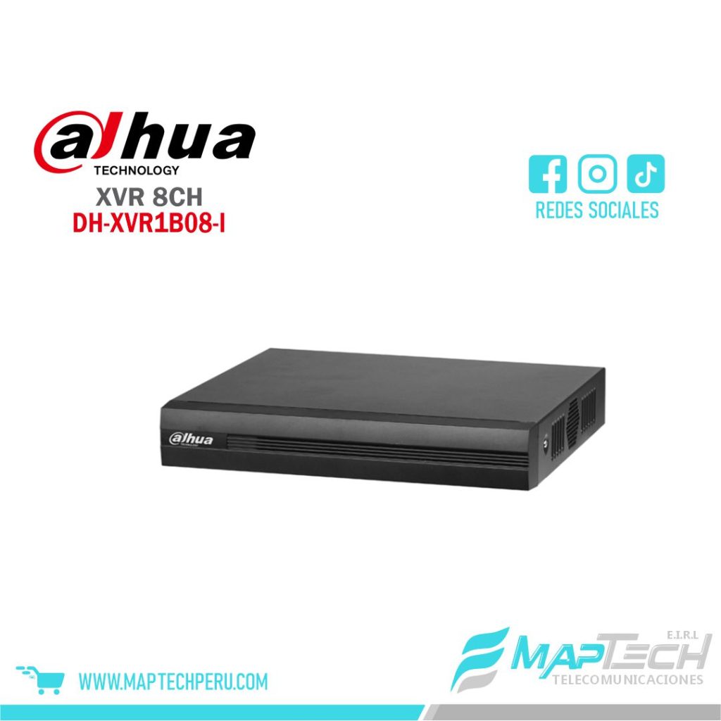 GRABADOR DAHUA XVR COOPER 8 CANALES PENTA-BRID 1080N/720P, WIZSENSE, 1 BAHÍA HDD