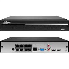 GRABADOR NVR 8POE, 8 CANALES COMPACT 1U, 1 HDD, 4K, SMD PLUS DAHUA