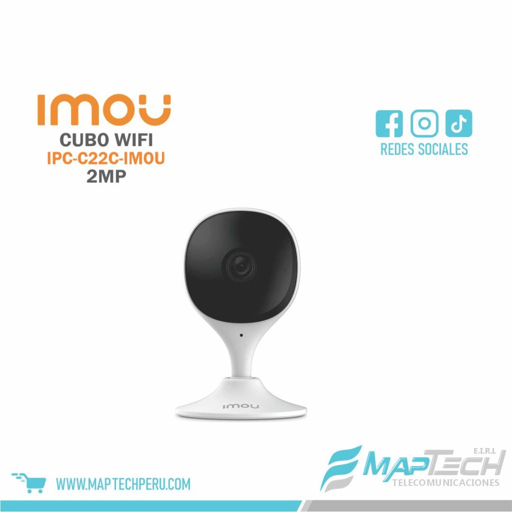 CAMARA CUBO WIFI 2MP, SOPORTA MICRO SD 256G IMOU
