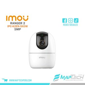 CAMARA RANGER 2 5MP WIFI, COMUNICACION DOBLE VIA IMOU