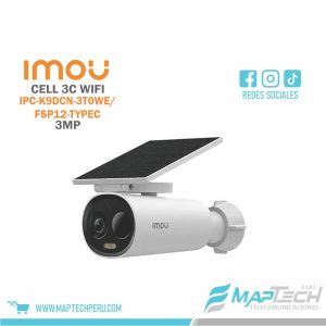 CAMARA CELL 3C 3MP WIFI CON PANEL SOLAR IMOU