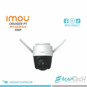 CAMARA CRUSIER PT 4MP CON INTELIGENCIA ARTIFICIAL IMOU