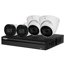KIT DE CAMARAS IP 2 TUBOS Y 2 DOMOS 2MP DAHUA