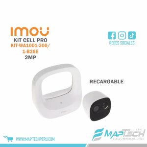 KIT DE CAMARAS WIFI CELL PRO 2MP CON BATERIA RECARGABLE IMOU