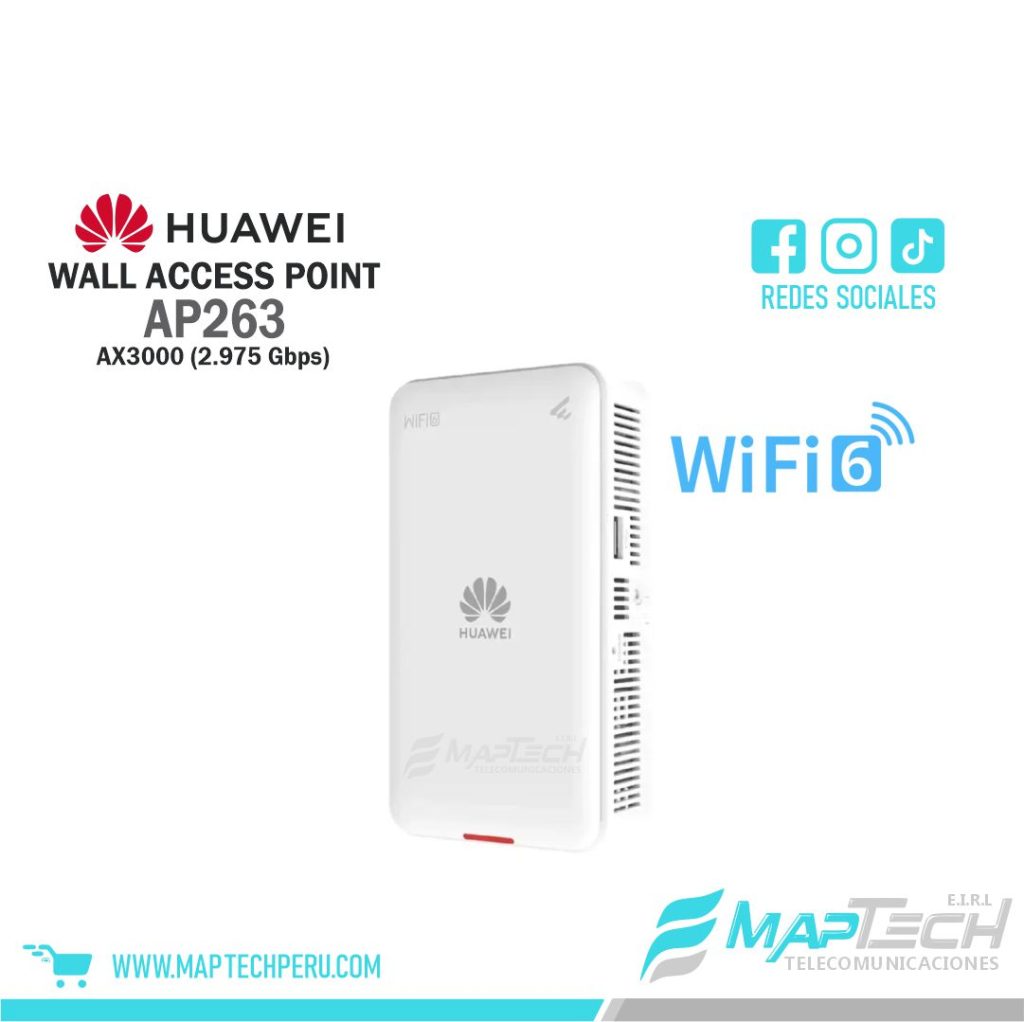 Wall Access Point AP263 Wi-Fi 6 Huawei