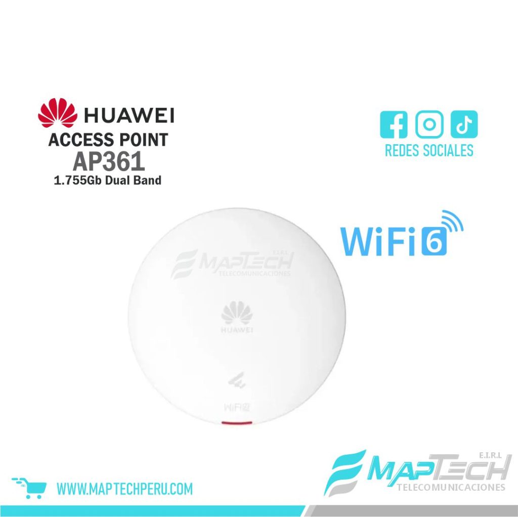 Access Point WIFI6 1.755Gb Dual Band AP361 Huawei