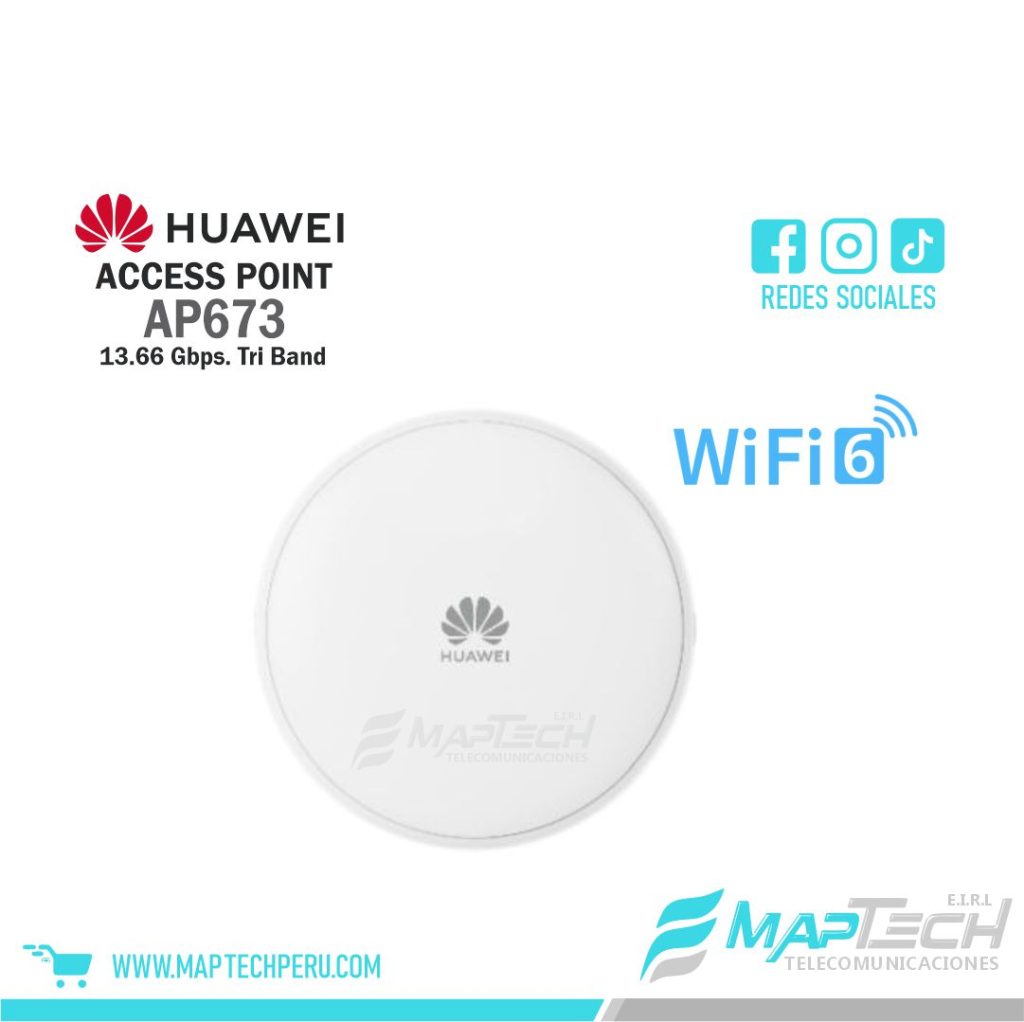 Punto de acceso eKit Wi-Fi 7 de Alta Densidad AP673 Huawei