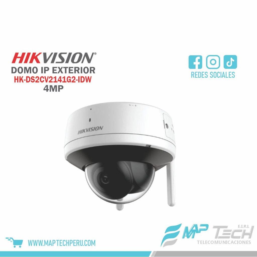 DOMO IP WIFI EXTERIOR 2MP IR10M 2.8MM HIKVISION
